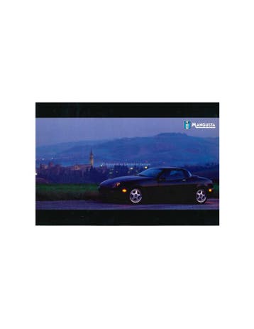 1999 DE TOMASO MANGUSTA BROCHURE, Nieuw, Author
