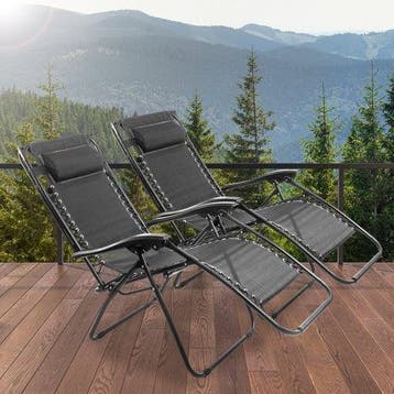 2dekans | LifeGoods Opvouwbare Tuinstoelen - met Luifel -, Ophalen of Verzenden, Zo goed als nieuw