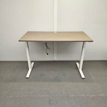 Assmann elektrisch zit-sta bureau | 2-motor | kleine schade, Ophalen of Verzenden, Nieuw