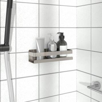 vidaXL Doucherekje 23x6,5x6 cm geborsteld 304 roestvrij, Huis en Inrichting, Woonaccessoires | Wandplanken en Boekenplanken, Verzenden