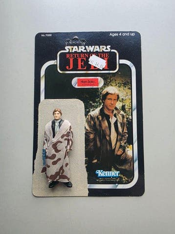 Kenner - Action figure Star Wars Han Solo Trench Coat 1984, Nieuw