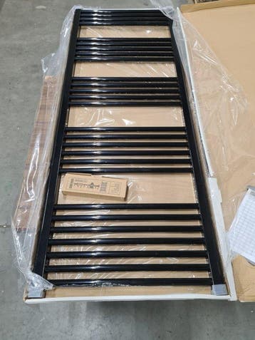 Belrad Radiator 160 x 60 cm glans zwart zij aansluitingen, Ophalen of Verzenden, Nieuw, Overige typen