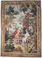 Wandtapijt - 240 cm - 175 cm - Aubusson Stijl Gobelin