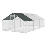 Kippenren Wels buitenren 3x6x2 m donkergroen pro.tec, Dieren en Toebehoren, Verzenden, Nieuw