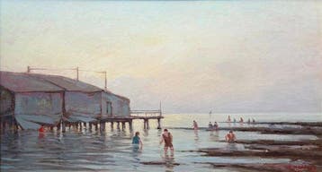 Renuccio Renucci (1880-1947) - Bagnanti, Antiek en Kunst