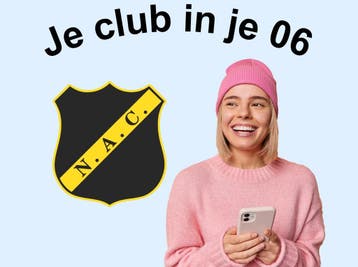 Oprichtingsjaar 1912 van NAC Breda in jouw 06-nummer, Verzenden, Nieuw, NAC Breda