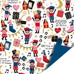 3m Cadeaupapier Pieten Party (Cadeaupapier 3M, Inpakpapier), Diversen, Cadeaupapier, Ophalen of Verzenden, Nieuw