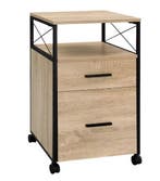 Houten Verrijdbare Archiefkast met 2 Lades – 40x69x40 cm, Verzenden, Nieuw in verpakking