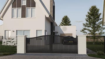 Verona vouwpoort | Van Klompenburg Hekwerken, Verzenden, Nieuw