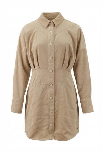 Josh V Jurk in maat M Beige, Kleding | Dames, Josh V, Verzenden, Zo goed als nieuw, Beige