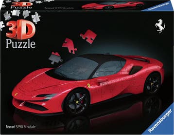 Ravensburger - Ferrari SF 90 Stradale - 3D Puzzel voor, Ophalen of Verzenden, Zo goed als nieuw
