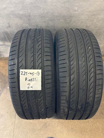 225/45 R17 Zomerbanden - Michelin, Pirelli & meer, Ophalen, Gebruikt, 17 inch, Band(en)