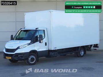 Iveco Daily 70C18 3.0L Automaat 1000KG Laadklep Luchtvering, Automaat, Stof, Gebruikt, Euro 6