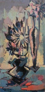 Voltolino Fontani (1920-1976) - Vaso di fiori