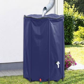vidaXL Watertank met kraan opvouwbaar 1000 L PVC, Tuin en Terras, Verzenden, Nieuw