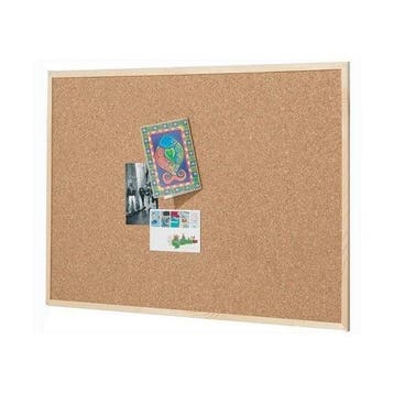 Kurk prikbord - houten lijst - 100 x 200 cm, Ophalen of Verzenden, Nieuw