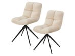 Veiling - Eetkamerstoel / Draaistoel Dallas - Set van 2 - Be, Nieuw
