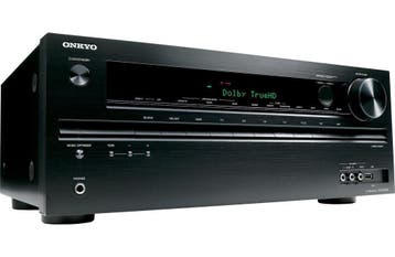 Onkyo TX-NR414 - 5.1 AV receiver met 6 HDMI ingangen, Ophalen, Zo goed als nieuw, 120 watt of meer, Onkyo