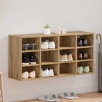 vidaXL Schoenenkast Artisan Eiken 103 x 30 x 51 cm Bewerkt, Verzenden, Nieuw