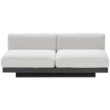 Serax 2-zitsbank Rudolph Indoor Off-white/zwart - Nieuw in, 100 tot 125 cm, Klassiek, 150 tot 200 cm, Ophalen of Verzenden