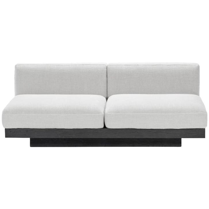 Serax 2-zitsbank Rudolph Indoor Off-white/zwart - Nieuw in, Huis en Inrichting, Banken | Bankstellen, 150 tot 200 cm, 100 tot 125 cm