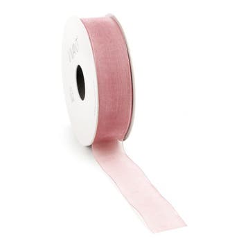 Organza Lint 25mm 50mtr Oud Roze, Ophalen of Verzenden, Nieuw, Overige typen