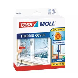 Raamfolie | Tesa | 4 x 1.5 meter (Thermo cover, Transparant), Verzenden, Nieuw