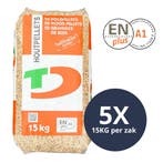 TEN DAMME - Witte Houtpellets - ENplus A1 - 100% Naaldhout, Ophalen of Verzenden