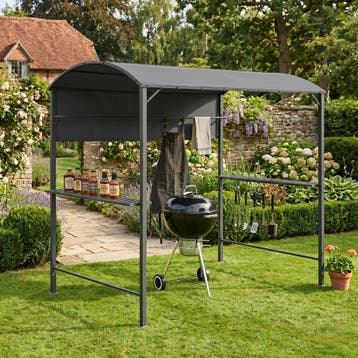 Steakhouse Pyrgos BBQ paviljoen 215x220x140 cm brandvertrage, Verzenden, Nieuw