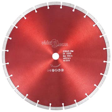 vidaXL Diamantzaagblad 350 mm staal, Verzenden, Nieuw
