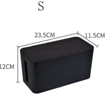 Kabelopbergdoos Desktop Stofdichte Kabelbeheer Organizer Box, Muziek en Instrumenten, Kabels en Stekkers, Verzenden, Nieuw