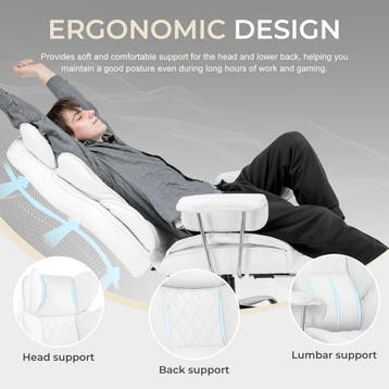 Ergonomische Bureaustoel -  Office Chair - Gamestoel - Volwa, Verzenden, Zo goed als nieuw