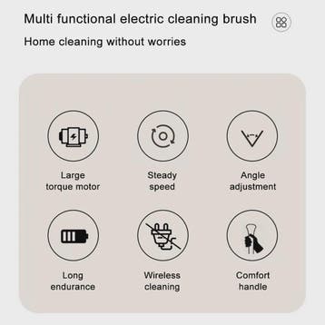 Elektrische Spin Scrubber - Krachtige Snoerloze Schoonmaakbo, Verzenden, Nieuw