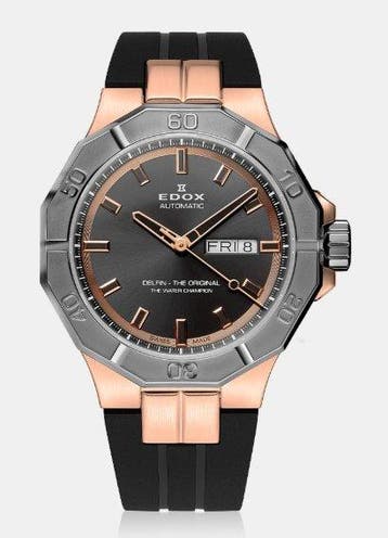 Edox - Delfin The Original - 88008-37RGCA-GIR - Heren -, Nieuw