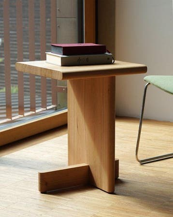 Johannes Hironimus - Bijzettafel - Eik, Natuurlijk, geolied
