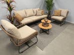 Te Velde tuinmeubelen rio lounge set met spalding tafel set, Nieuw, Wicker, Loungeset