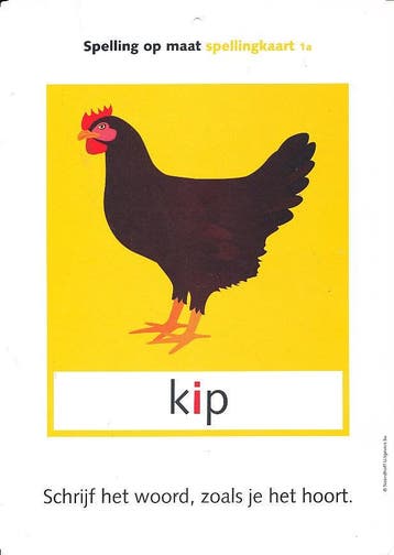 Spelling op Maat versie 2 Set Spellingkaarten (zie omschr), Verzenden, Nieuw