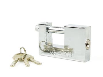 Padlock 90 Mm - Hangslot - Antidiefslalslot - GEKO, Ophalen of Verzenden, Nieuw