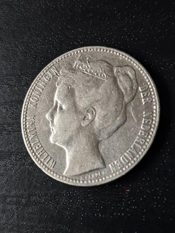 Nederland. Wilhelmina. 1 Gulden 1904 (Zonder minimumprijs)