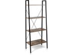 Veiling - Boekenkast Melamine plank + Stalen buizen, Nieuw