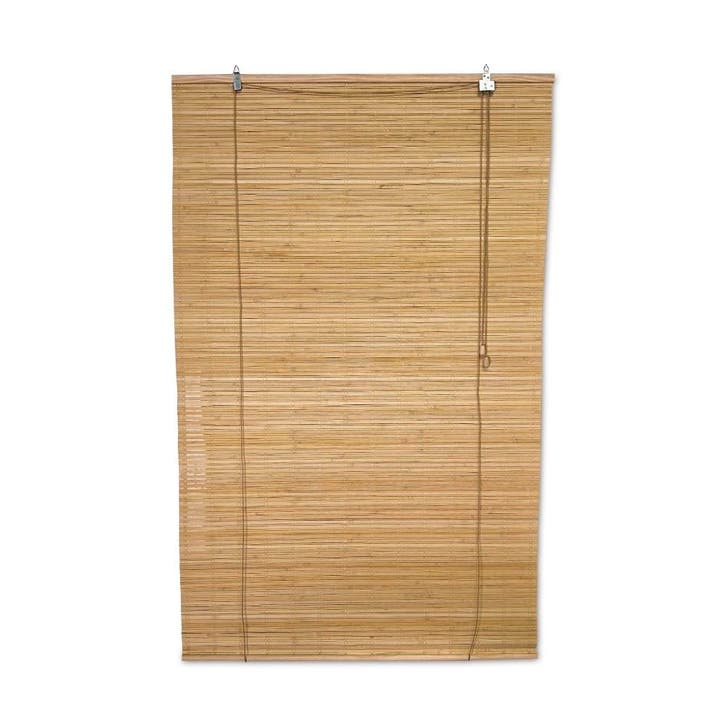 Bamboe rolgordijn Freddy - Naturel - 80 x 160 cm - Bamelle, Huis en Inrichting, Stoffering | Gordijnen en Lamellen, Nieuw, Verzenden