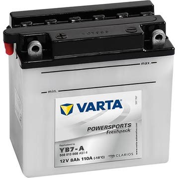 VARTA YB7-A Powersports Freshpack accu | 508 013 008 | 12V, Ophalen of Verzenden, Nieuw