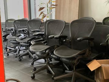 Herman Miller Aeron bureaustoelen, 150+ Aerons beschikbaar!, Overige kleuren, Verzenden, Zo goed als nieuw, Bureaustoel