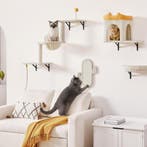 2dekans | Yaheetech Klimwand Voor Katten - 4-Delig - Met, Dieren en Toebehoren, Katten-accessoires, Ophalen of Verzenden, Zo goed als nieuw