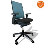 Gispen Zinn - 4D Armleggers - Zwart gestoffeerde zitting..., Werkplek, Ophalen of Verzenden, Gebruikt, Stoel