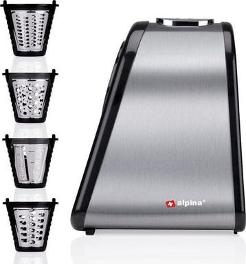 2dekans | alpina Elektrische Groentesnijder - Mandoline - 4, Ophalen of Verzenden, Zo goed als nieuw