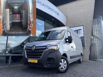 Renault Master 2.3 dCi L2H2*A/C*CRUISE*NAVI*HAAK*CAM*INRICHT, Stof, Gebruikt, Renault, Zilver of Grijs