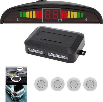 Parkeersensoren parkeer sensoren auto achter inbouw LED sche, Auto diversen, Verzenden, Nieuw