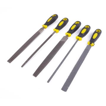 Hofftech IJzervijlen en houtraspen set - 5-delig - rubber..., Ophalen of Verzenden, Nieuw