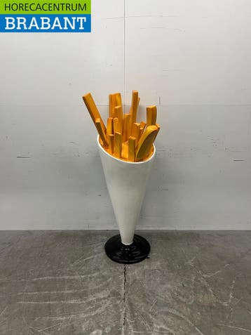 HCB Polyester Puntzak Friet Frietzak Patatzak 150 cm Reclame, Zakelijke goederen, Ophalen of Verzenden, Nieuw zonder verpakking